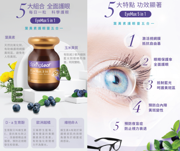 綠芙葉黃素護眼靈五合一60粒 - Image 4
